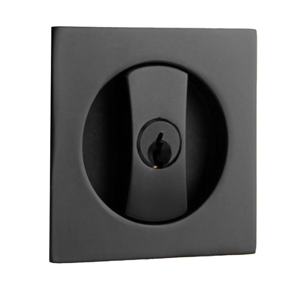 Square Pocket Door Lock for Bathroom acheter with Key Zinc Alloy Privacy Hardware