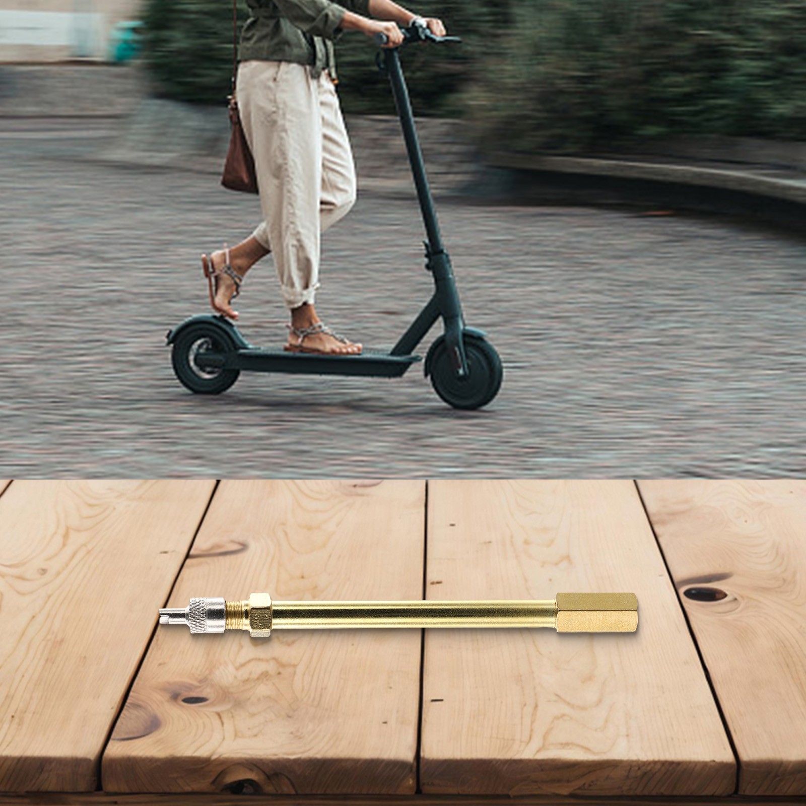 Gelbes Elektro Einrad Verlängerungsstange Selbstausgleichender Roller Aufblasba - Bild 22 von 29