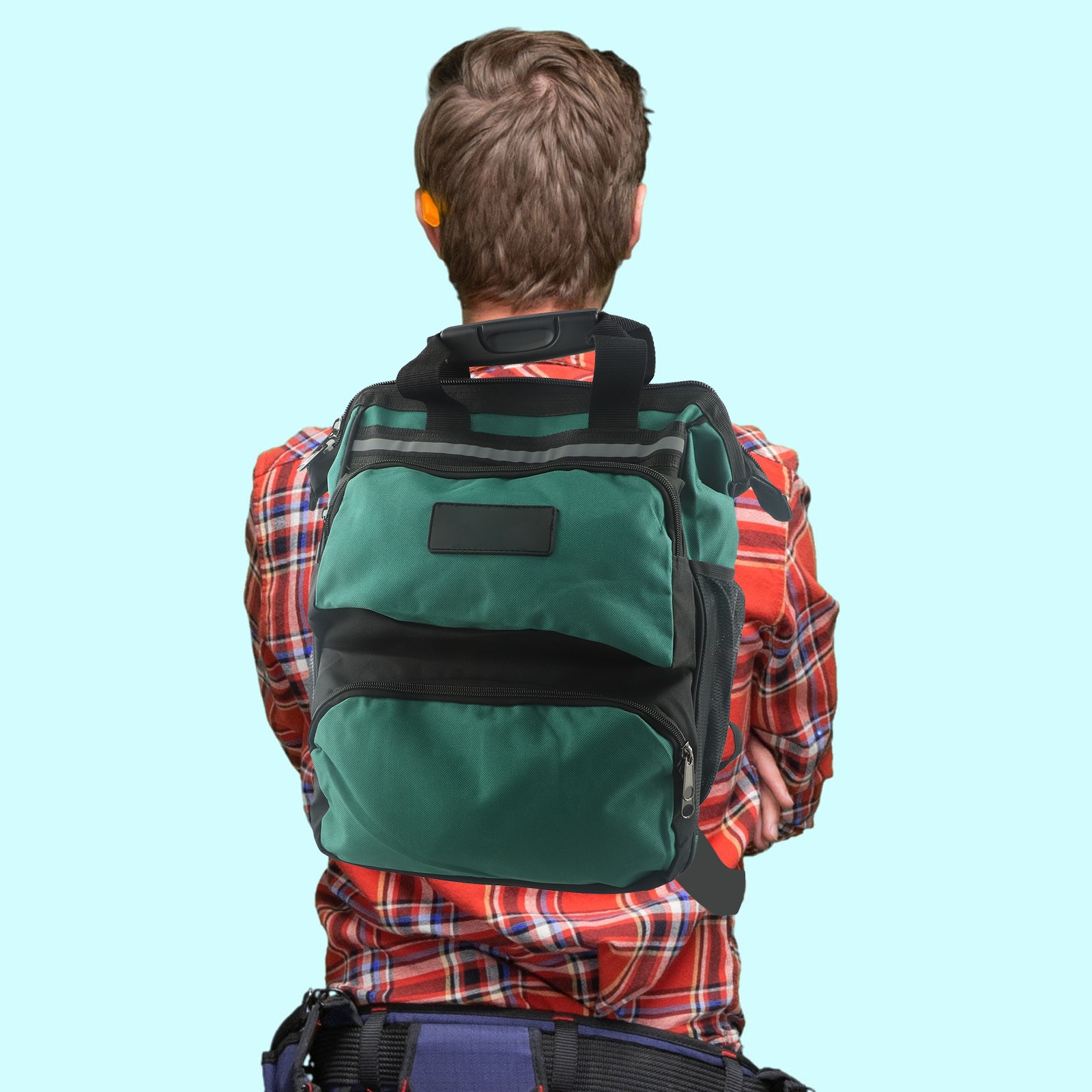 Tool Storage Made Easy Spacious Oxford Cloth Backpack for Tradespeople