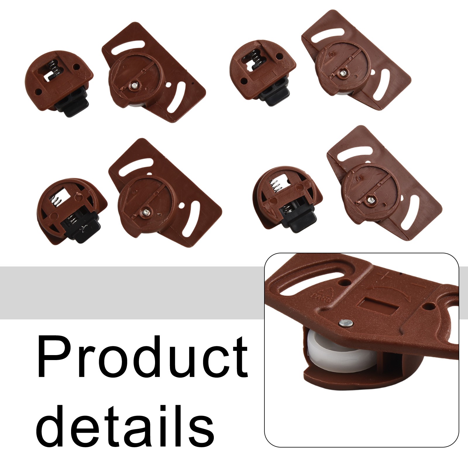 Set of 4 or 8 Sliding Door Rollers with Guides for Improved Functionality - Picture 14 of 36