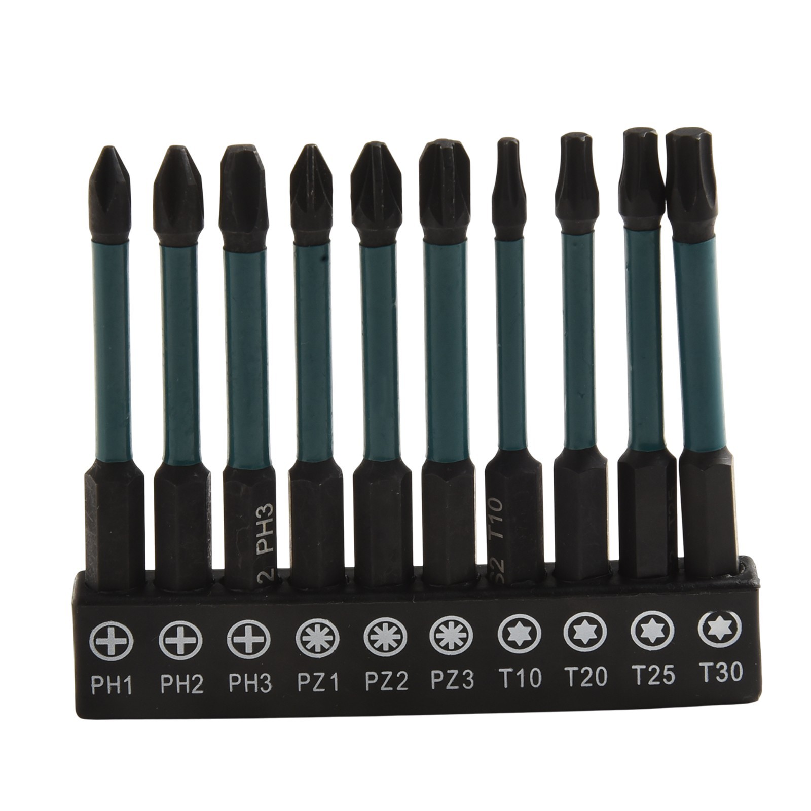 Magnetisches Schraubendreher-Bit-Set – 12-teilig, PH1-3 & PZ1-3, Für Schlagschrauber & Bohrmaschinen