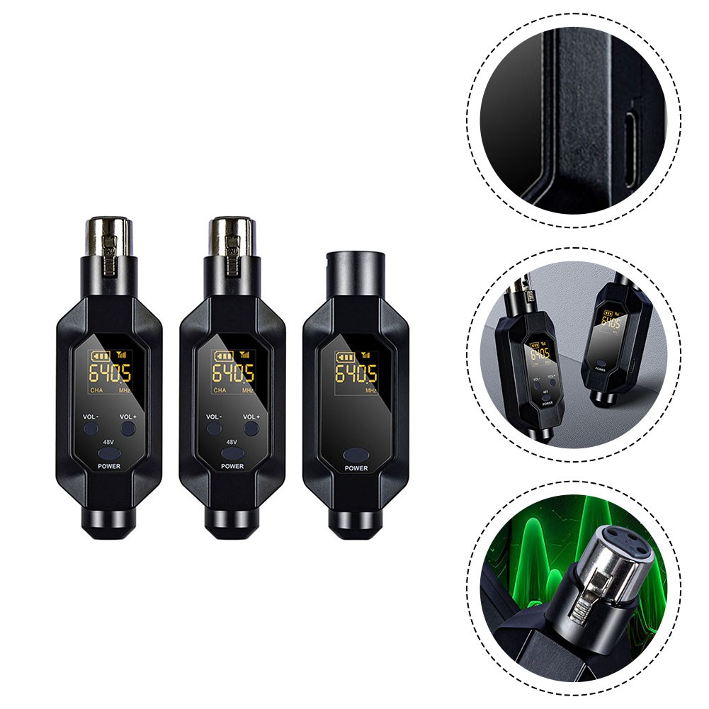 Für dynamisches Mikrofon XLR kabelloses System mit 24 Bit Audioauflösung - Bild 15 von 25