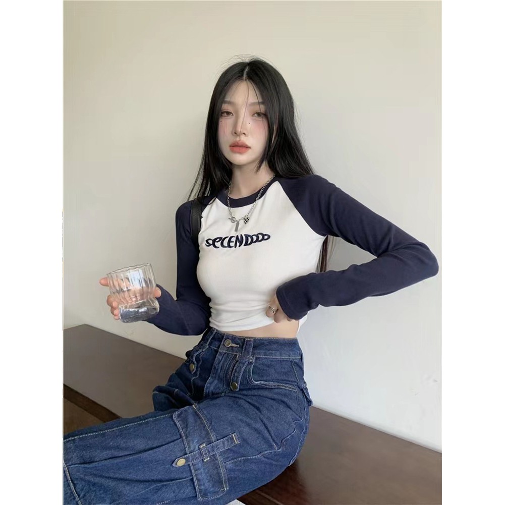 Wearable Art Women's Retro Embroidered Long Sleeve Tee Great For Any Occasion - Picture 15 of 36