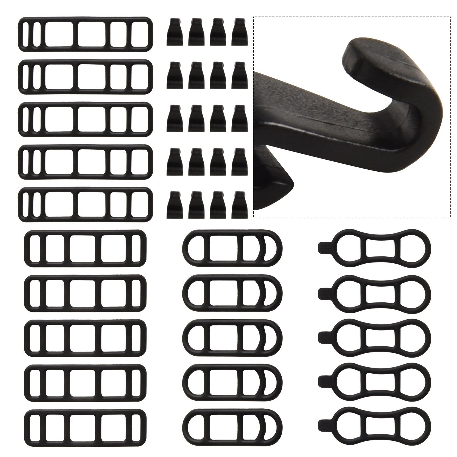 Fahrradzubehör Silikon Armband Sets für Beleuchtung in zwei Größen erhältli - Picture 26 of 28