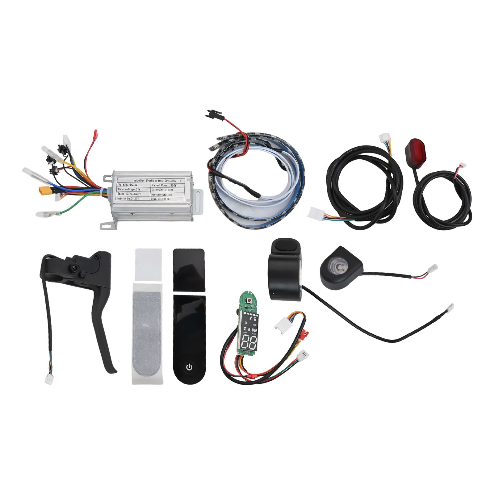 Zuverlässige 36V 350W Elektrorollersteuerung mit mehreren Sicherheitsfunktionen - Bild 51 von 59