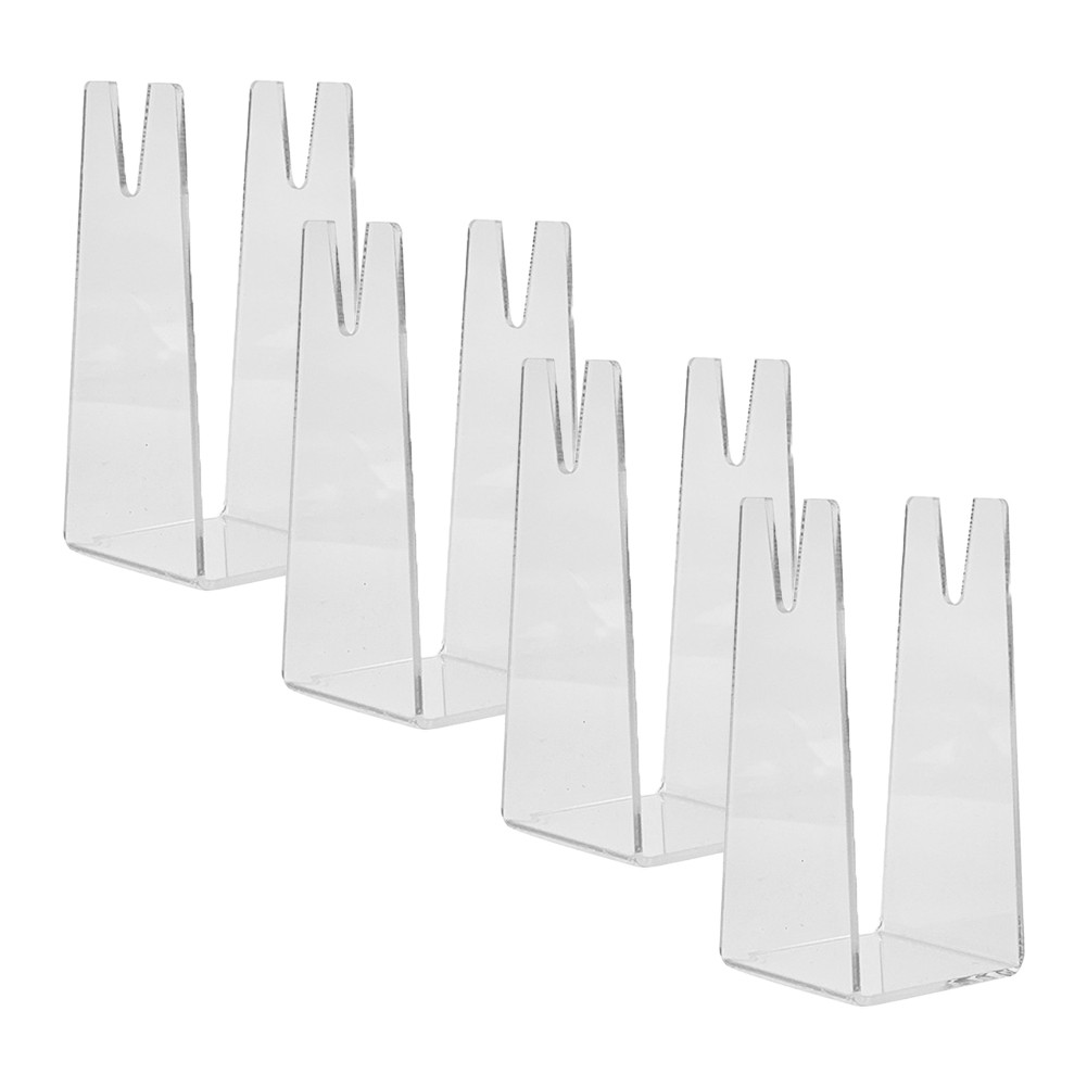 Table Tennis Paddle Holder Set 4 Clear Acrylic Stands Designed for Easy Display - Picture 24 of 25