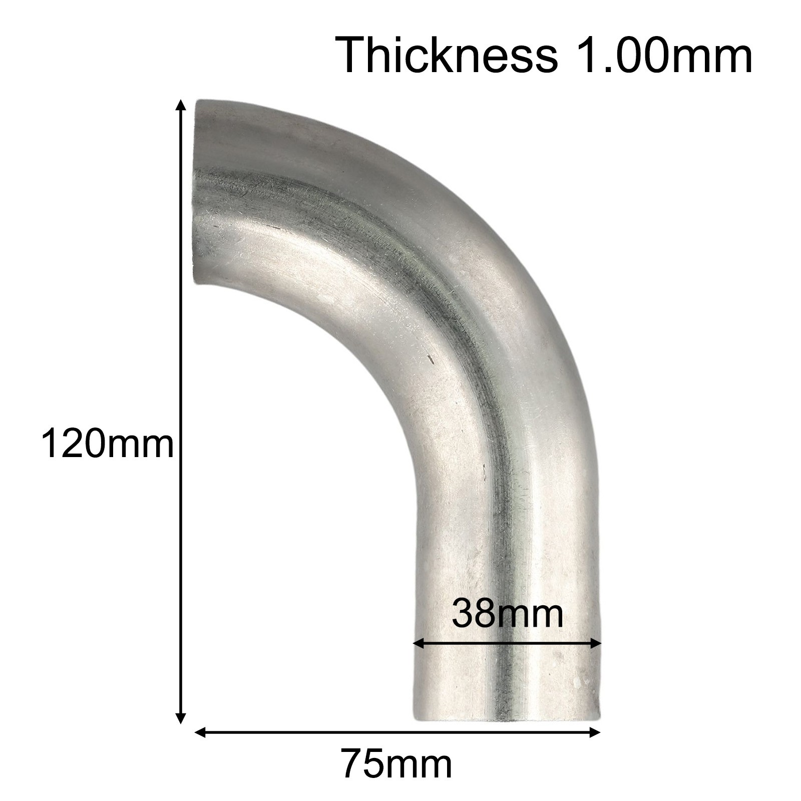 Coude polyvalent 90 degrés en acier inoxydable pour réparations d'échappement - Picture 40 of 79