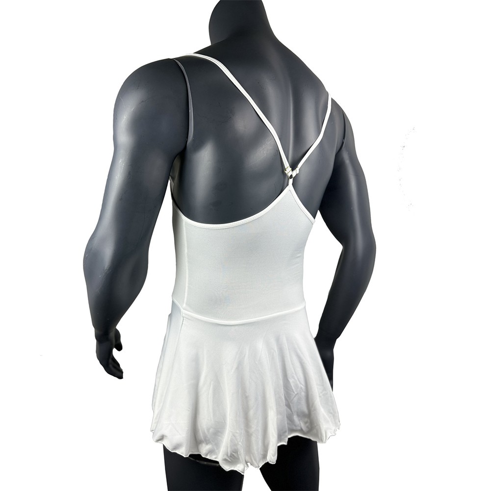 Completo lingerie uomo alla moda body senza cavallo vestito stile aperto - Foto 22 di 22