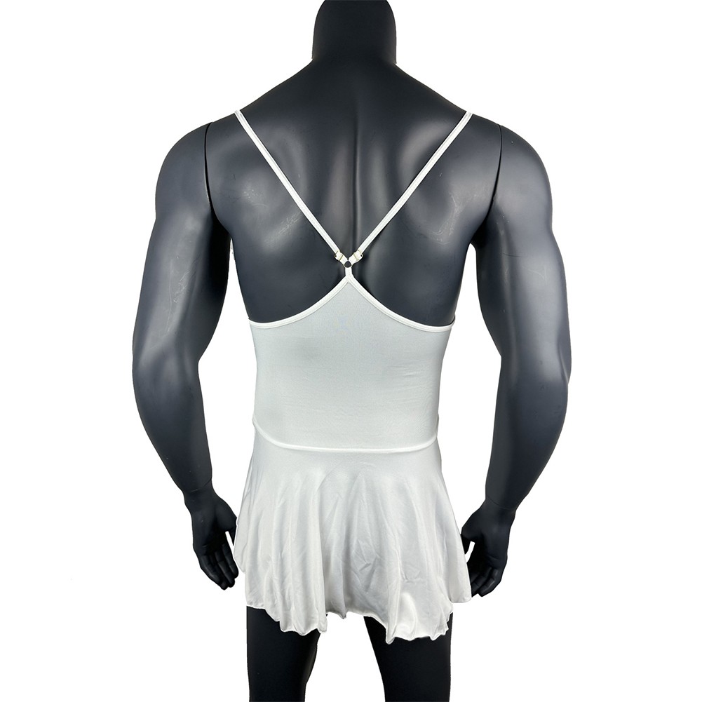 Completo lingerie uomo alla moda body senza cavallo vestito stile aperto - Foto 21 di 22