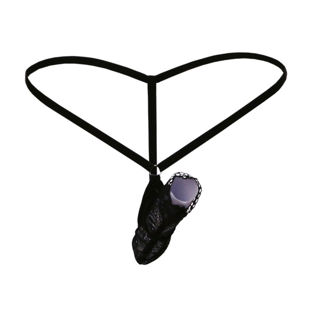 Lace Detailed Mesh Undergarments for Men Featuring a Modern Cut Design - Picture 13 of 18