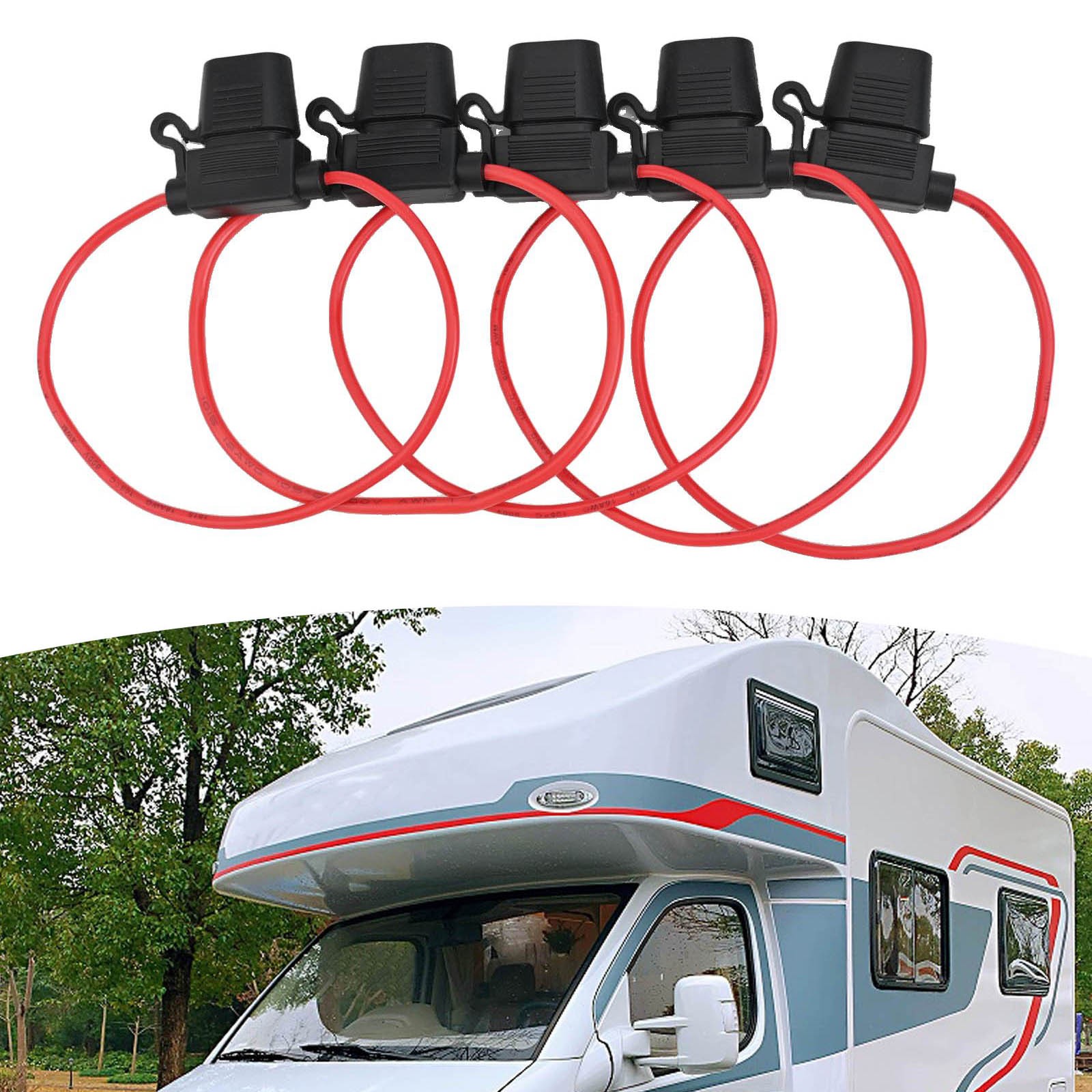 BeiLan 100 Stück 5×20mm Glassicherung Mit 10 Stück Inline-Schraub-Typ