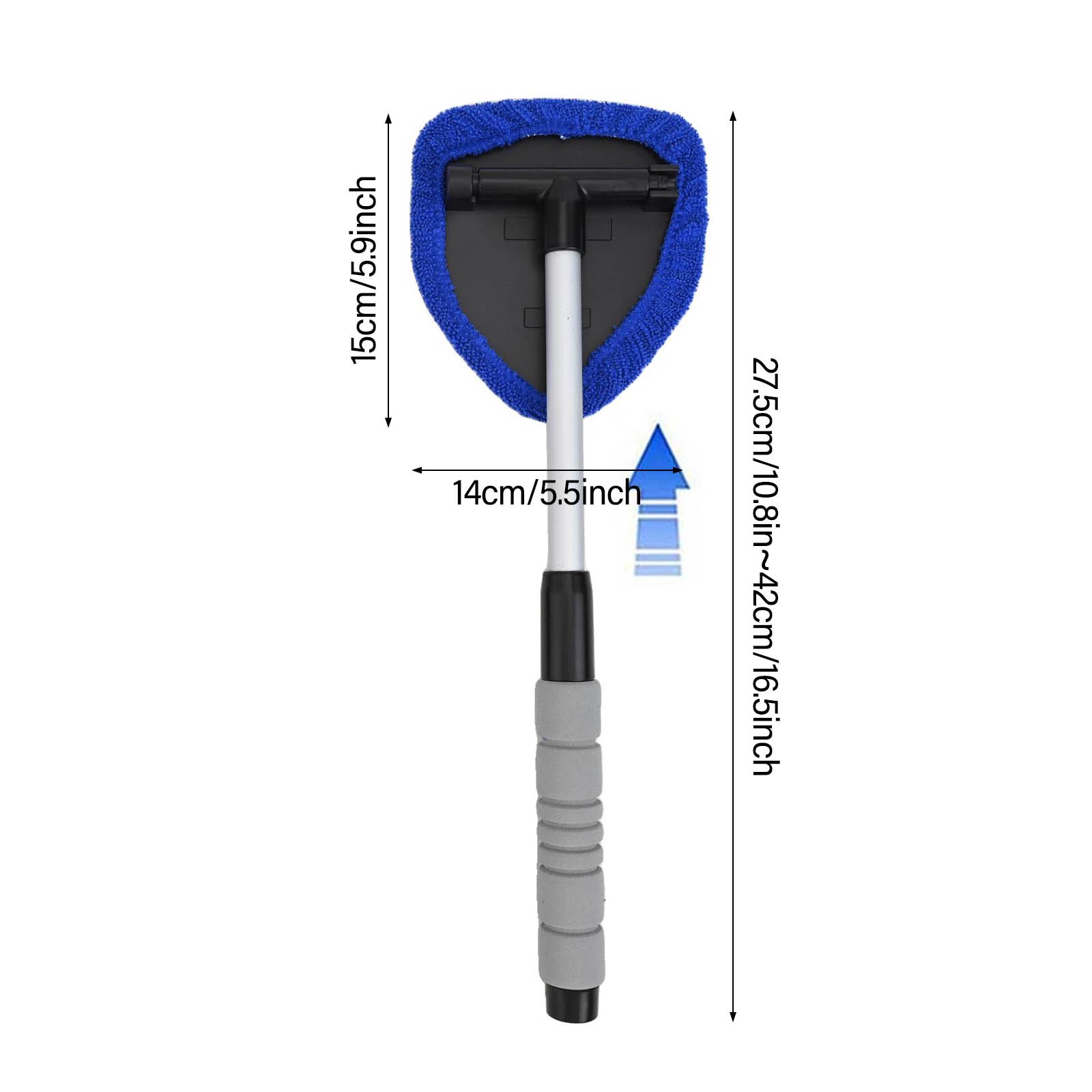 Complete Auto Window Cleaning Kit with Microfiber Pads and Spray Bottle