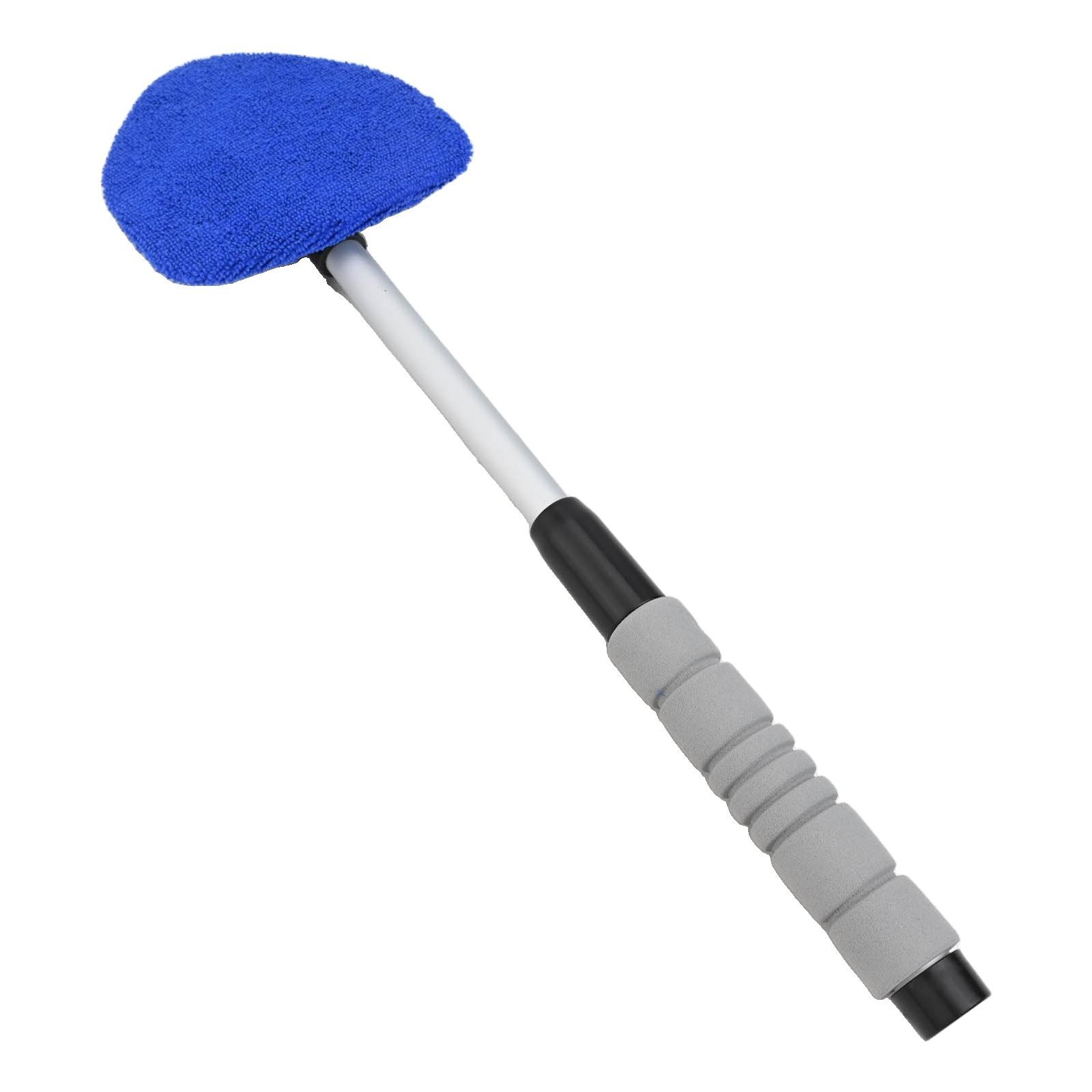 Easy Reach Car Window Wiper Kit with Microfiber Pads and Spray Container