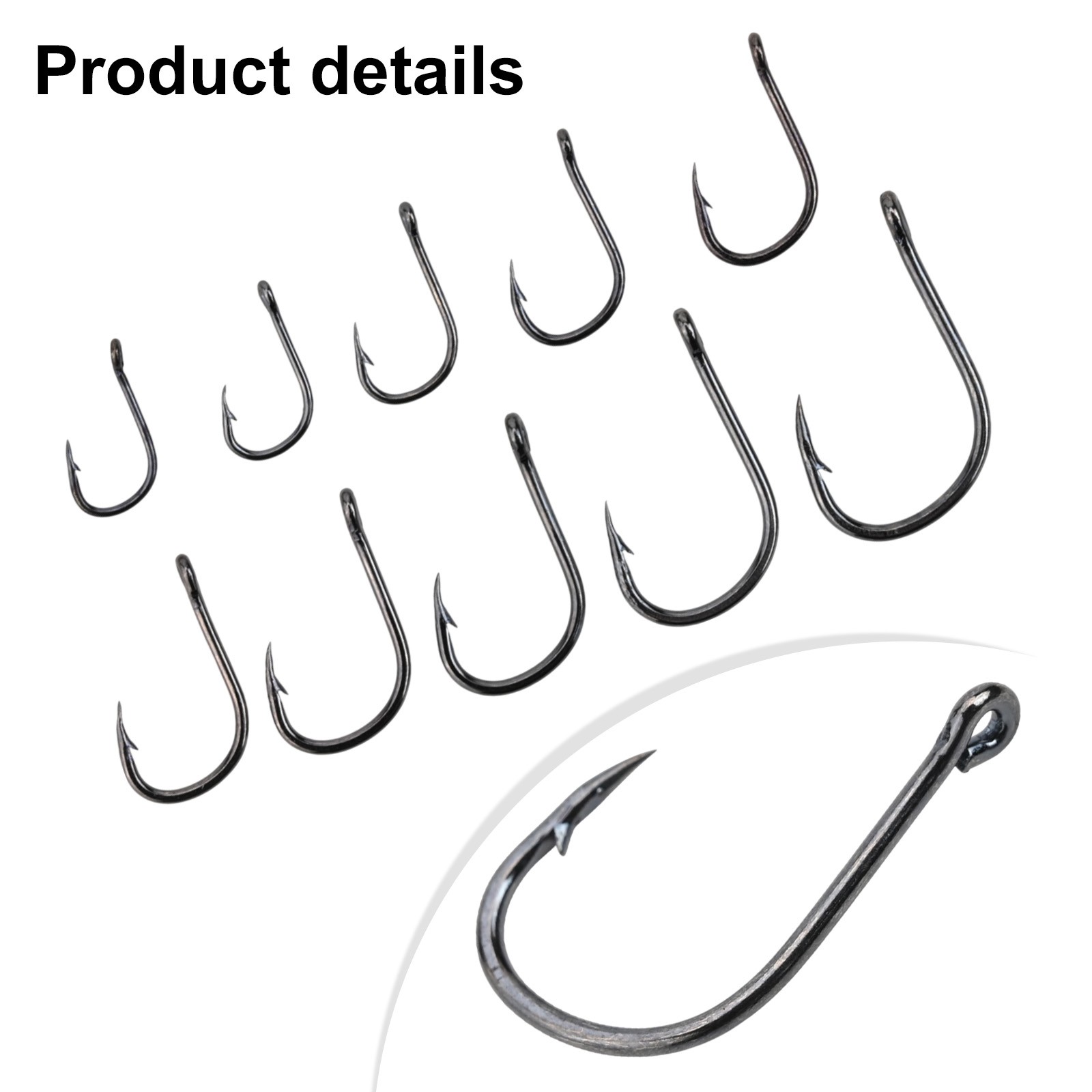 Efficient Fly Fishing Hook Set 500100pcs Fishhooks Made of High Carbon Steel - Picture 25 of 41
