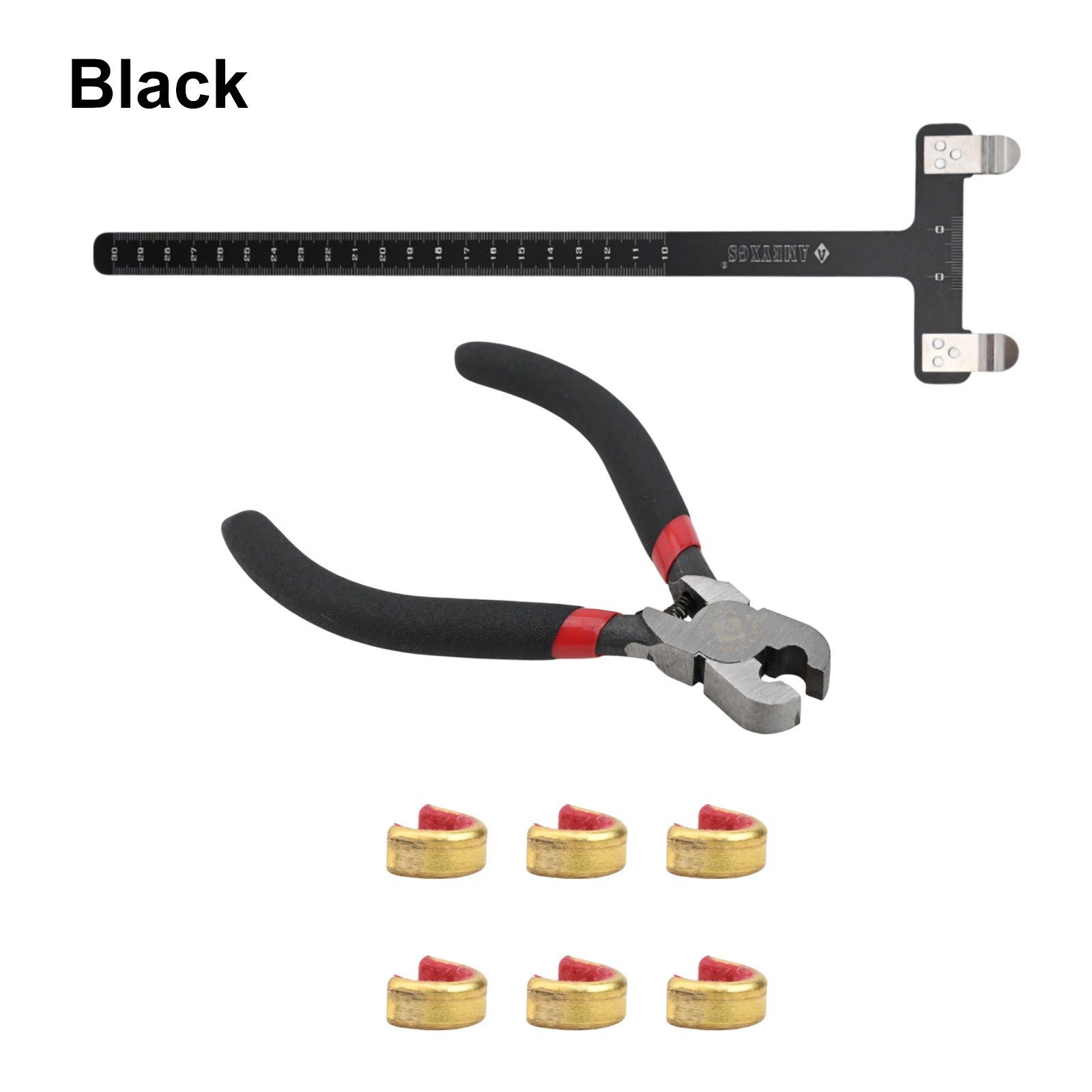 Lightweight Nocking Buckle Pliers Set with T Square Bow Ruler Bow Toolkit - Picture 22 of 32