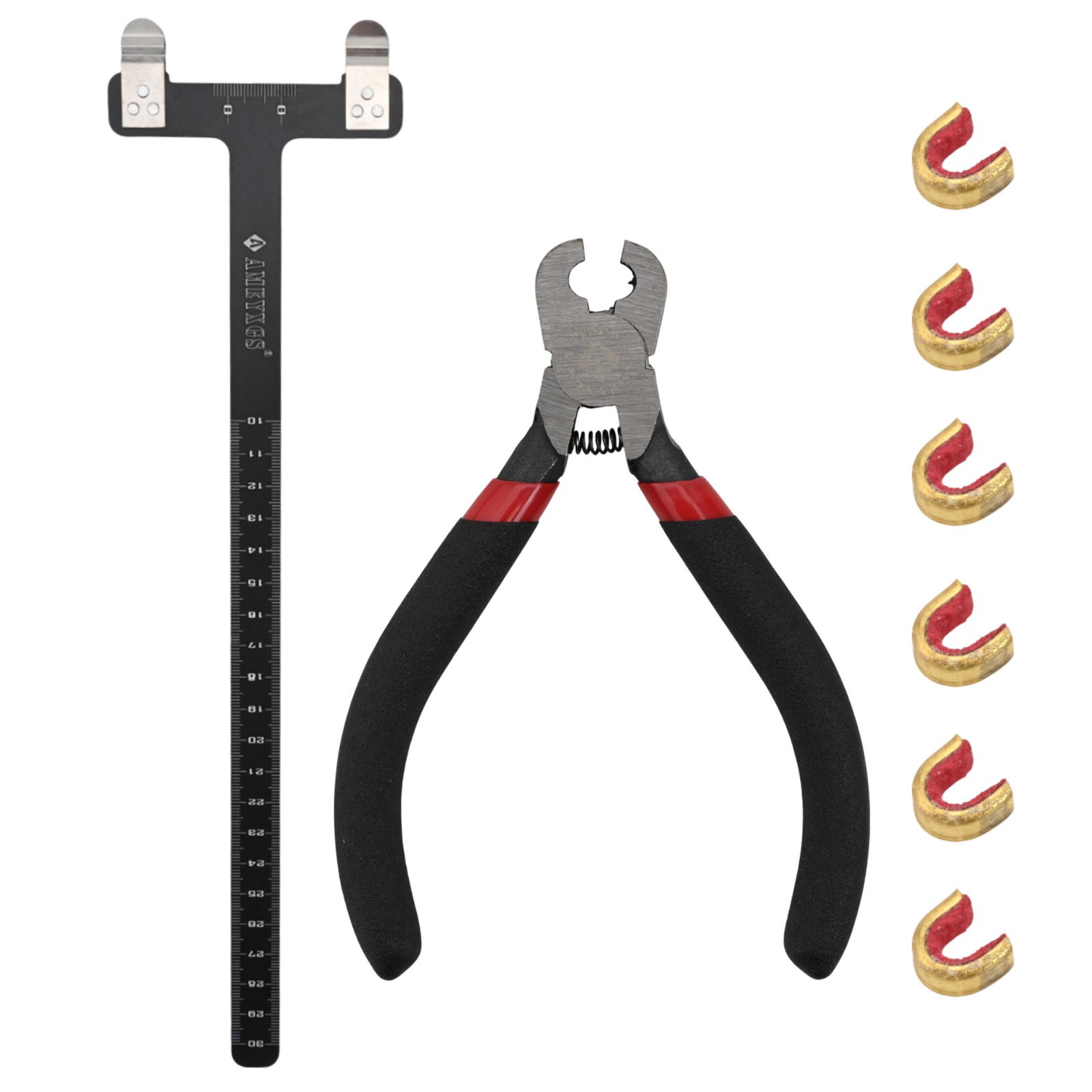 Compact T Square Bow Ruler Nocking Buckle Pliers Set Convenient and Practical - Picture 22 of 31