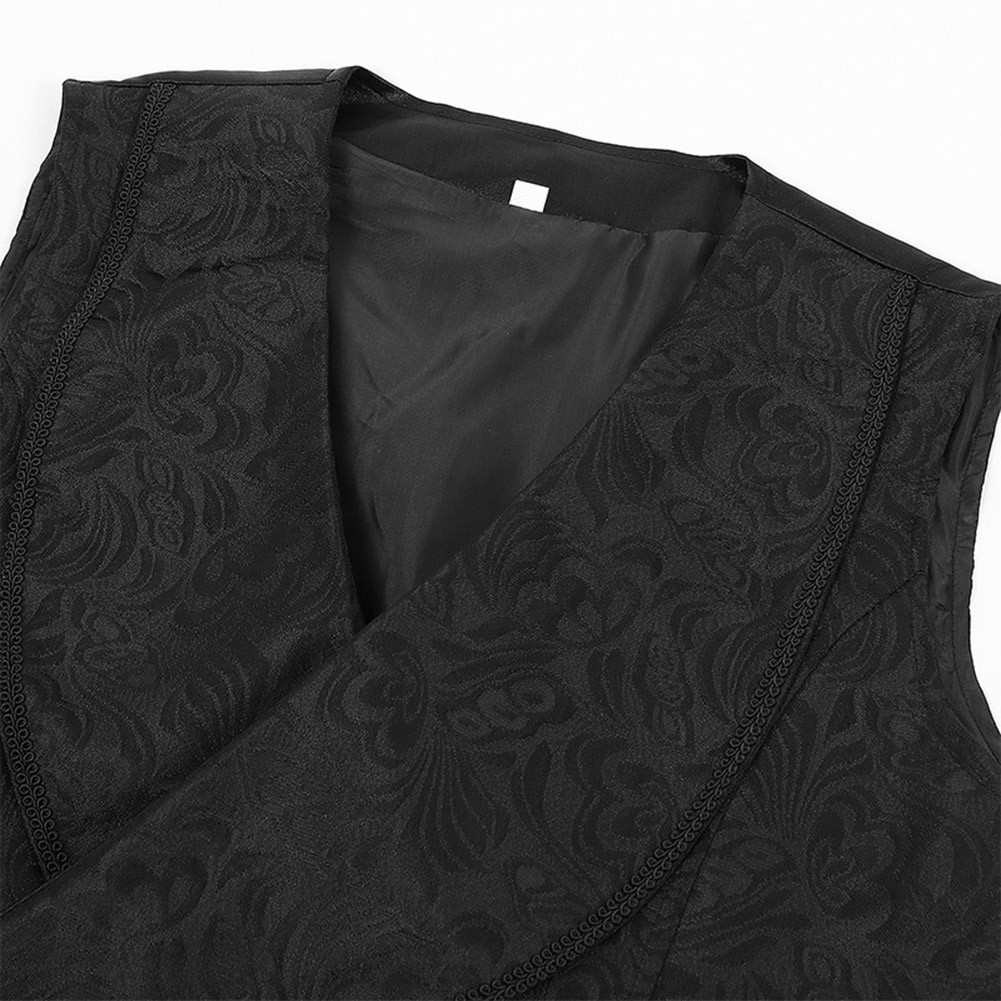 Victorian Style Men's Waistcoat Vest for Medieval and Steampunk Events - Picture 23 of 23