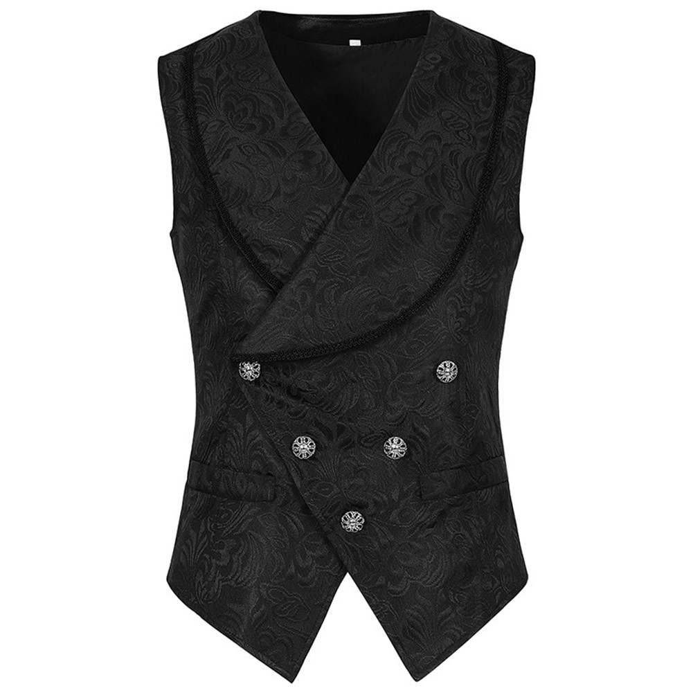 Victorian Style Men's Waistcoat Vest for Medieval and Steampunk Events - Picture 17 of 23