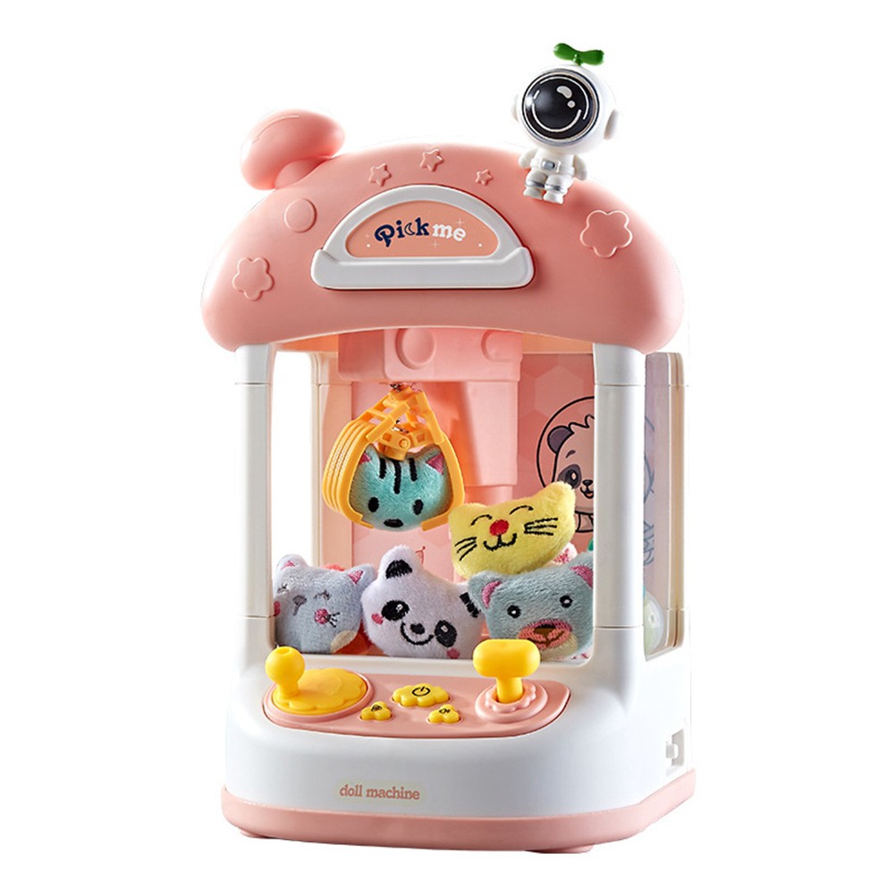 Mini Arcade Claw Machine for Kids Engaging Vending Game with Music for Home Fun