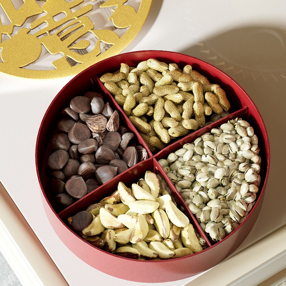 Stackable Snack Display Plate with Sealed Storage for Fruit and Des - Picture 14 of 39