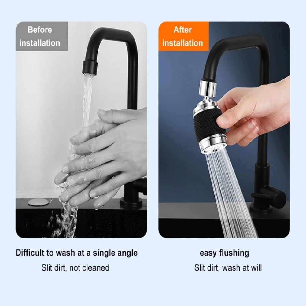 Kitchen Accessory Adjustable Water Sprayer with Flexible Swivel Design