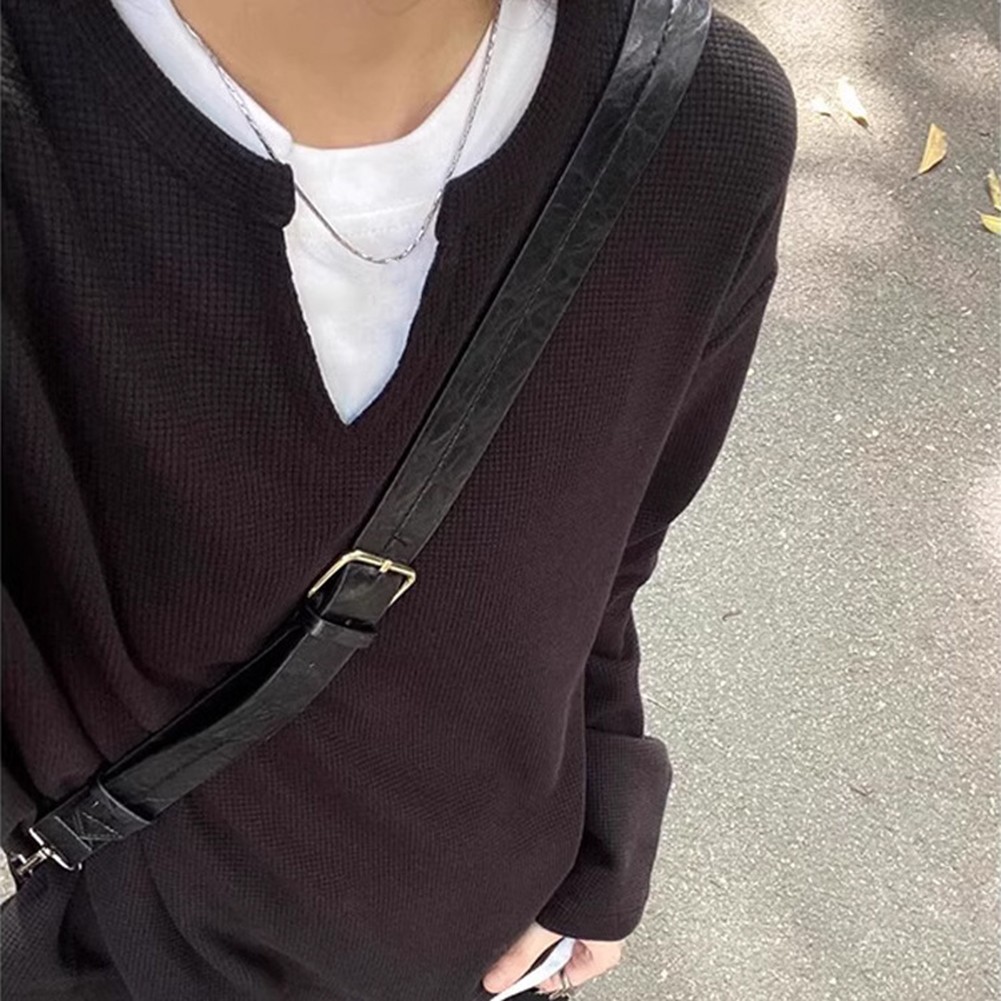 Mens Fashion Forward Casual Waffle Two Piece Set Ideal for Daily Adventures - Picture 14 of 32