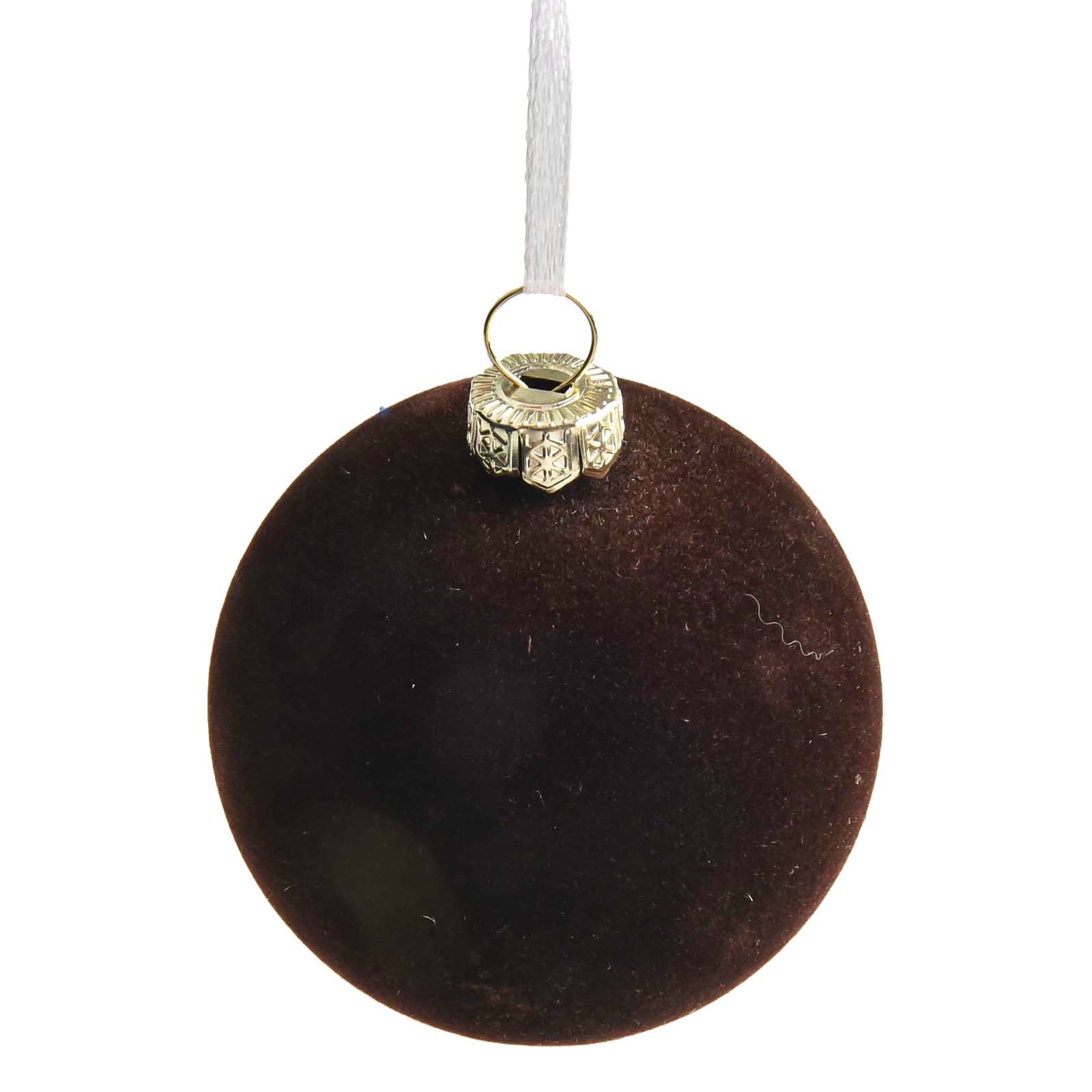 12 Velvet For Christmas Ornaments Balls for Tree Wall and Mantle Decorations - Picture 20 of 37