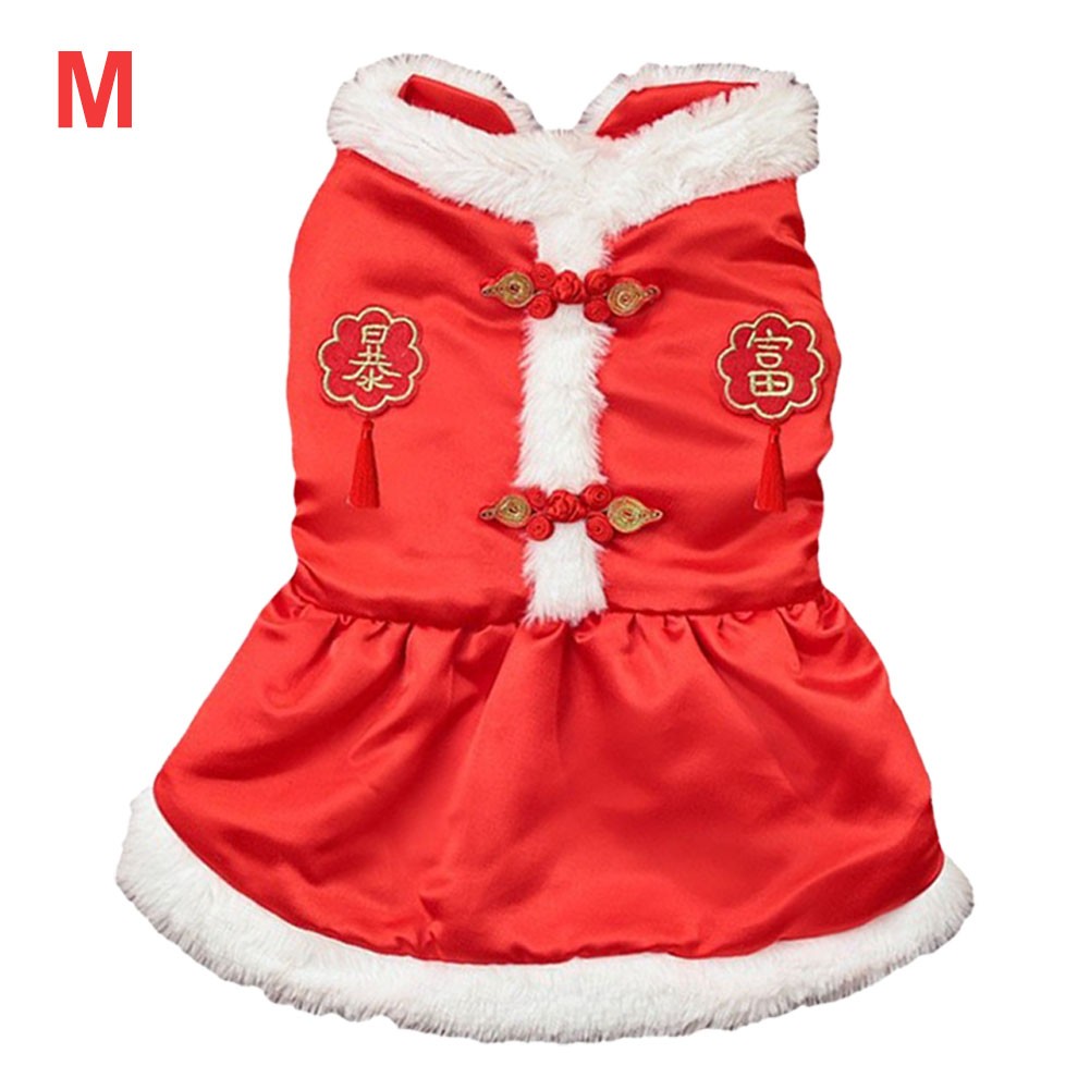 Dogs & Cats Cozy Red Tang Suit Suitable Attire for Holiday Events 2023 - Picture 23 of 32