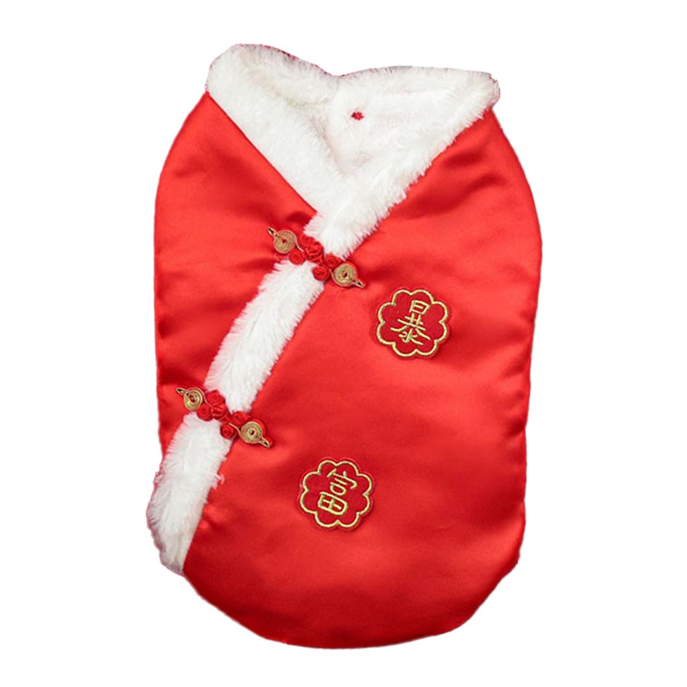 Dogs & Cats Cozy Red Tang Suit Suitable Attire for Holiday Events 2023 - Picture 11 of 32