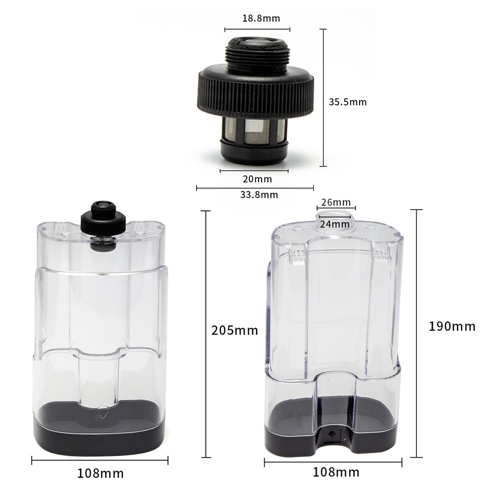 Réservoir D'eau De Rechange Grande Capacité Pour Aspirateur à Main Eureka NEW430B - Anti-fuite, Facile à Nettoyer - 12