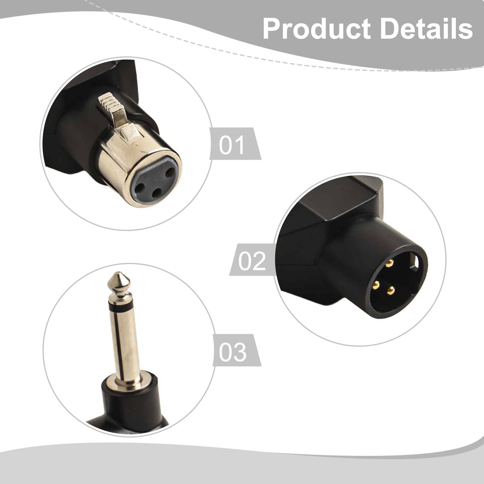 Für dynamische Audioqualität mit 2 4G kabellosem Mikrofon Konverter System - Bild 17 von 25