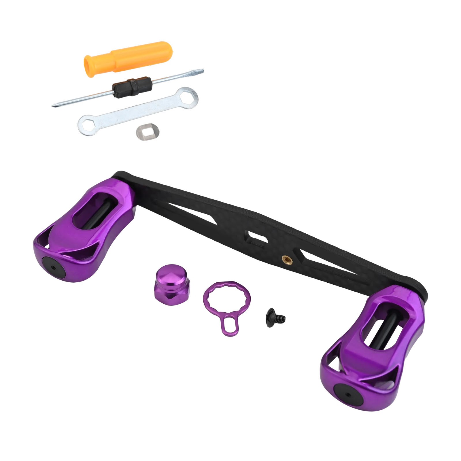 Premium Baitcastrolle Wippgriff Kohlefasermaterial Größe 105 mm - Bild 28 von 83