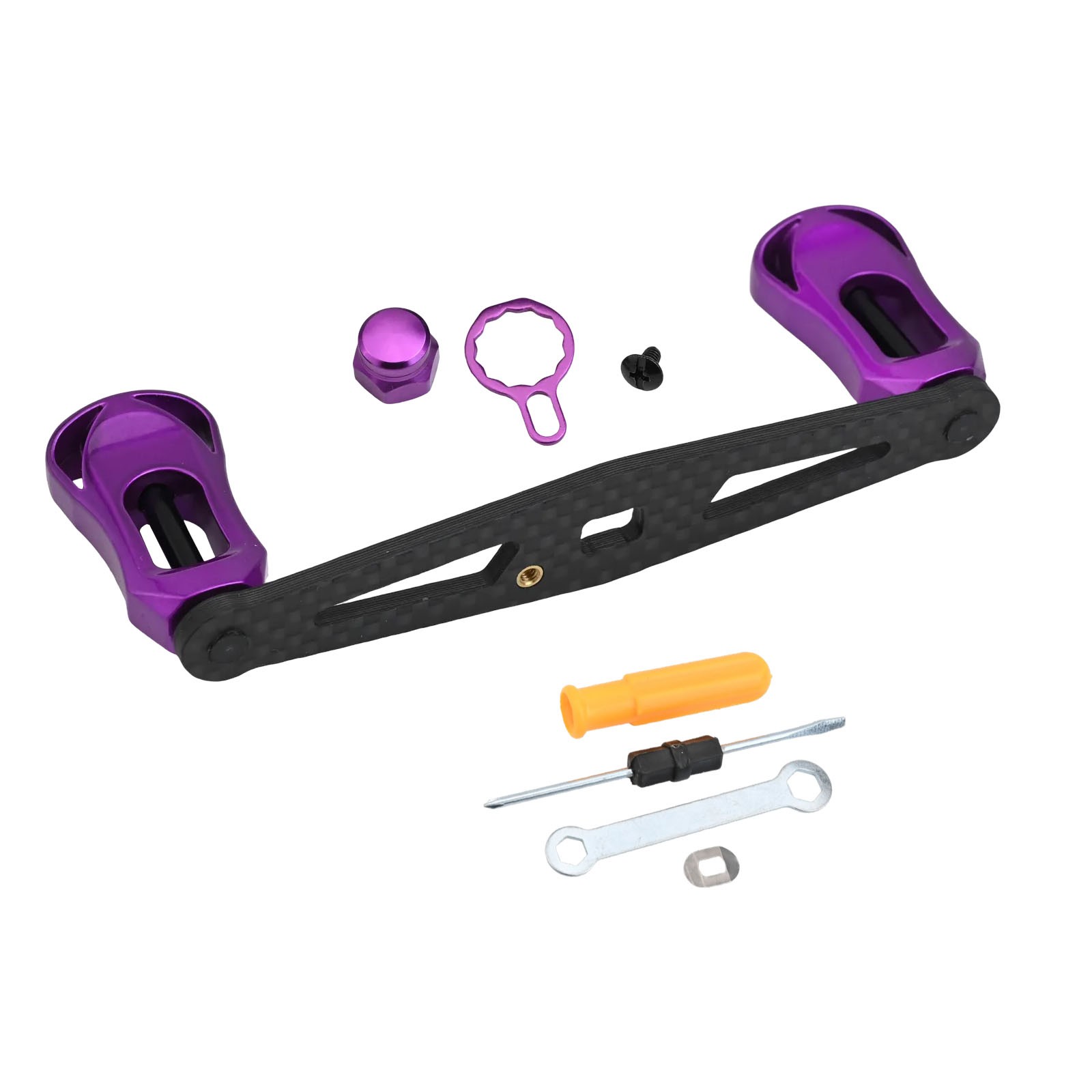 Premium Baitcastrolle Wippgriff Kohlefasermaterial Größe 105 mm - Bild 26 von 83