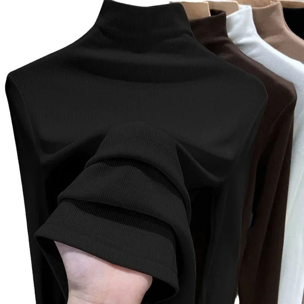 Comfortable Womens Long Sleeve Bottoming Shirt for Seasonal Wardrobe Essentials - Picture 6 of 14