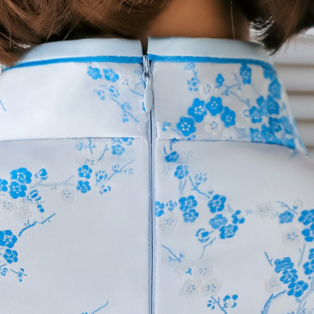 Fashionable Womens Short Cheongsam Dress Great for New Year Celebrations - Picture 15 of 36