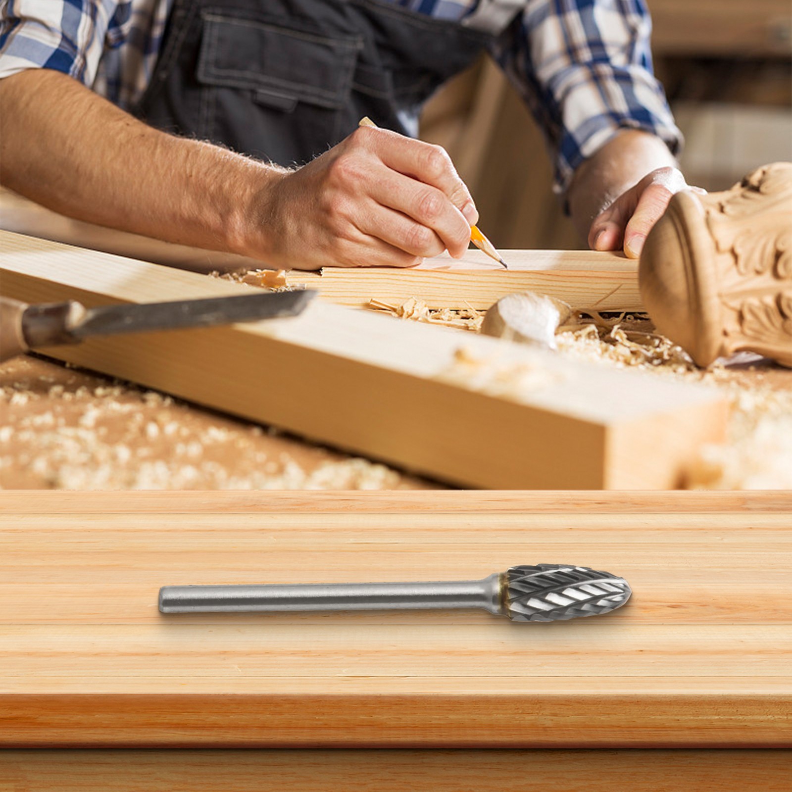 High Performance Rotary Drill Burrs Set for Metalwork and Wood Projects