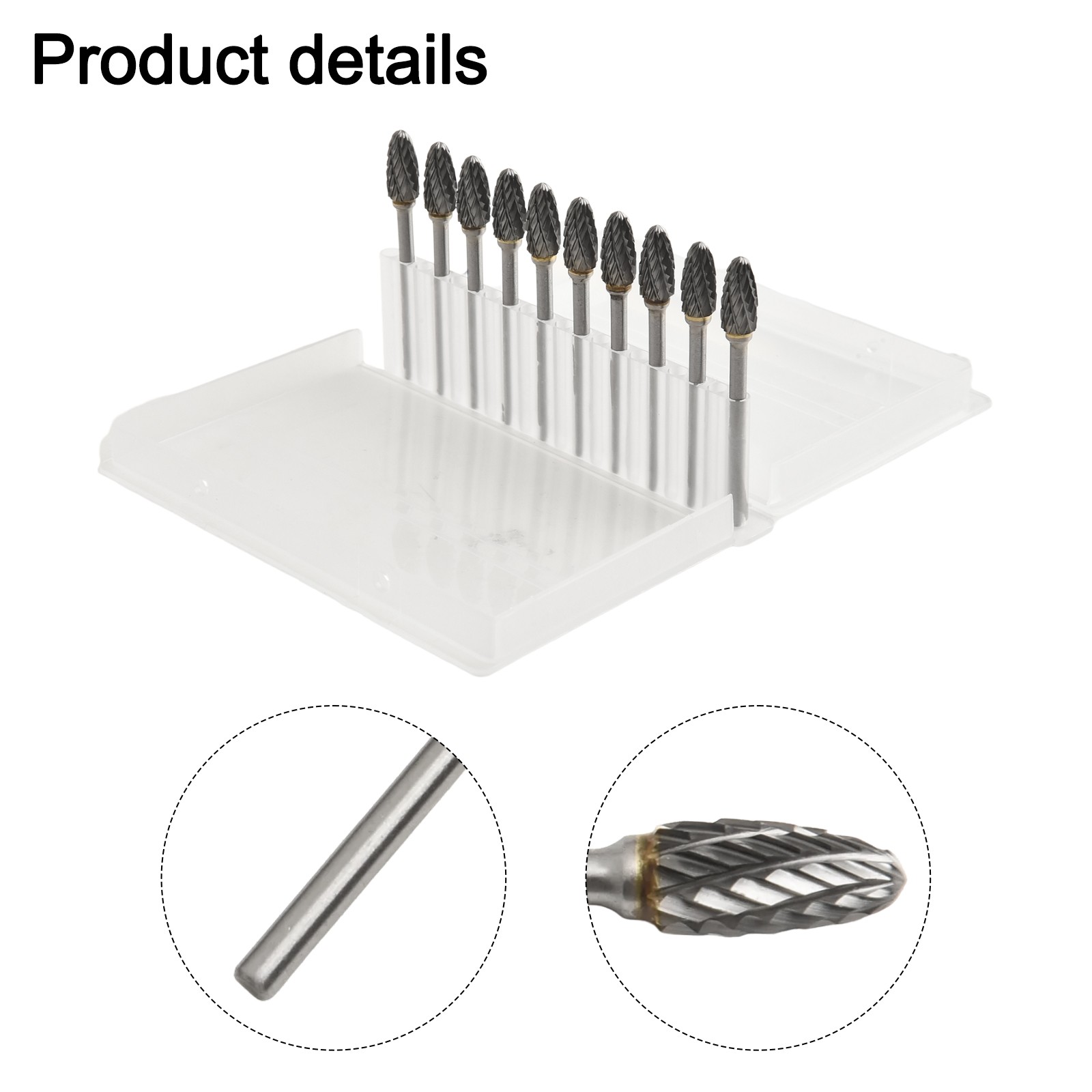 High Performance Rotary Drill Burrs Set for Metalwork and Wood Projects