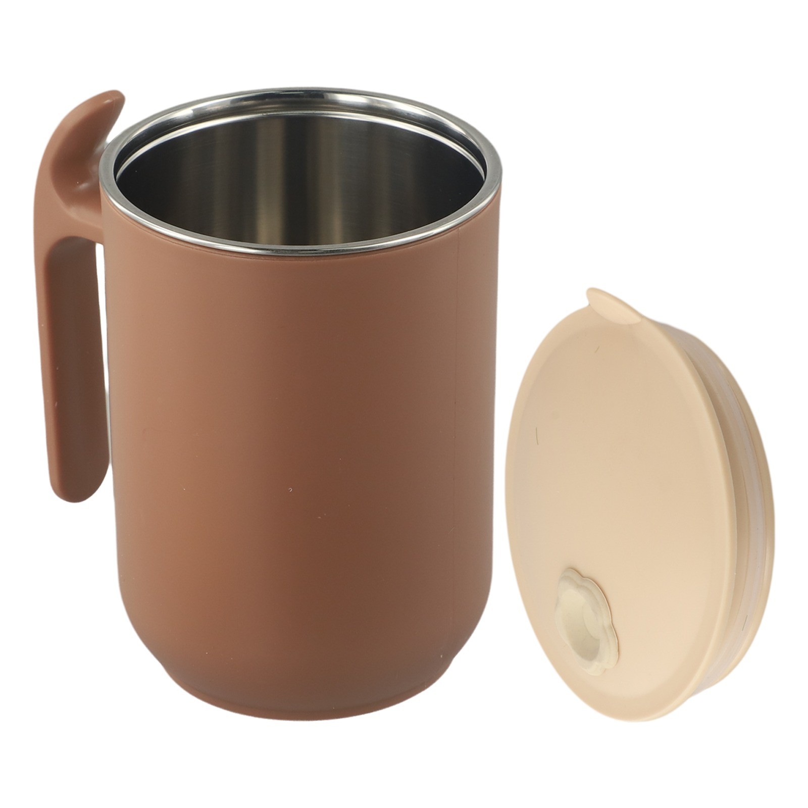 Travel Friendly 500ml Stainless Steel Water Cup with Secure Lid Design - Picture 30 of 39