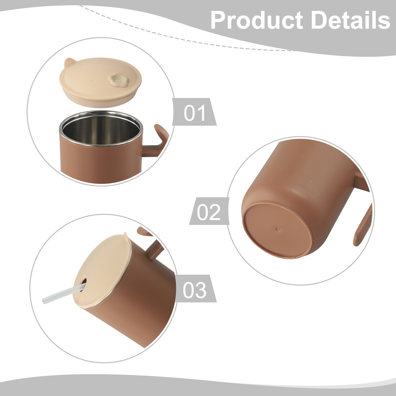 Travel Friendly 500ml Stainless Steel Water Cup with Secure Lid Design - Picture 28 of 39