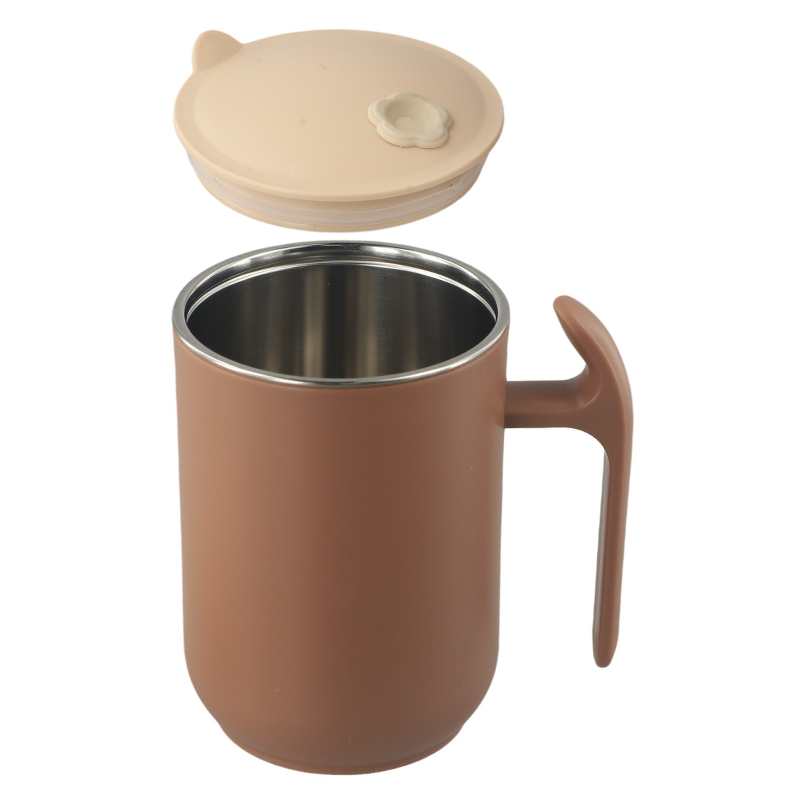 Travel Friendly 500ml Stainless Steel Water Cup with Secure Lid Design - Picture 37 of 39