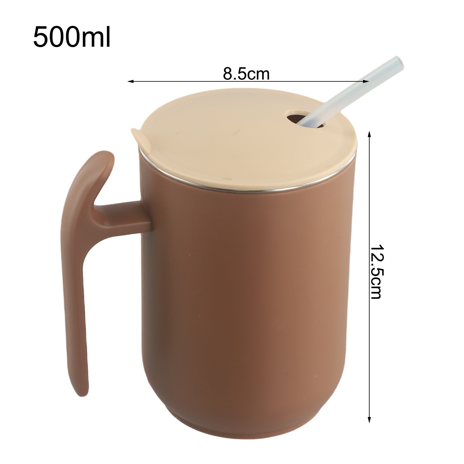 Travel Friendly 500ml Stainless Steel Water Cup with Secure Lid Design - Picture 32 of 39