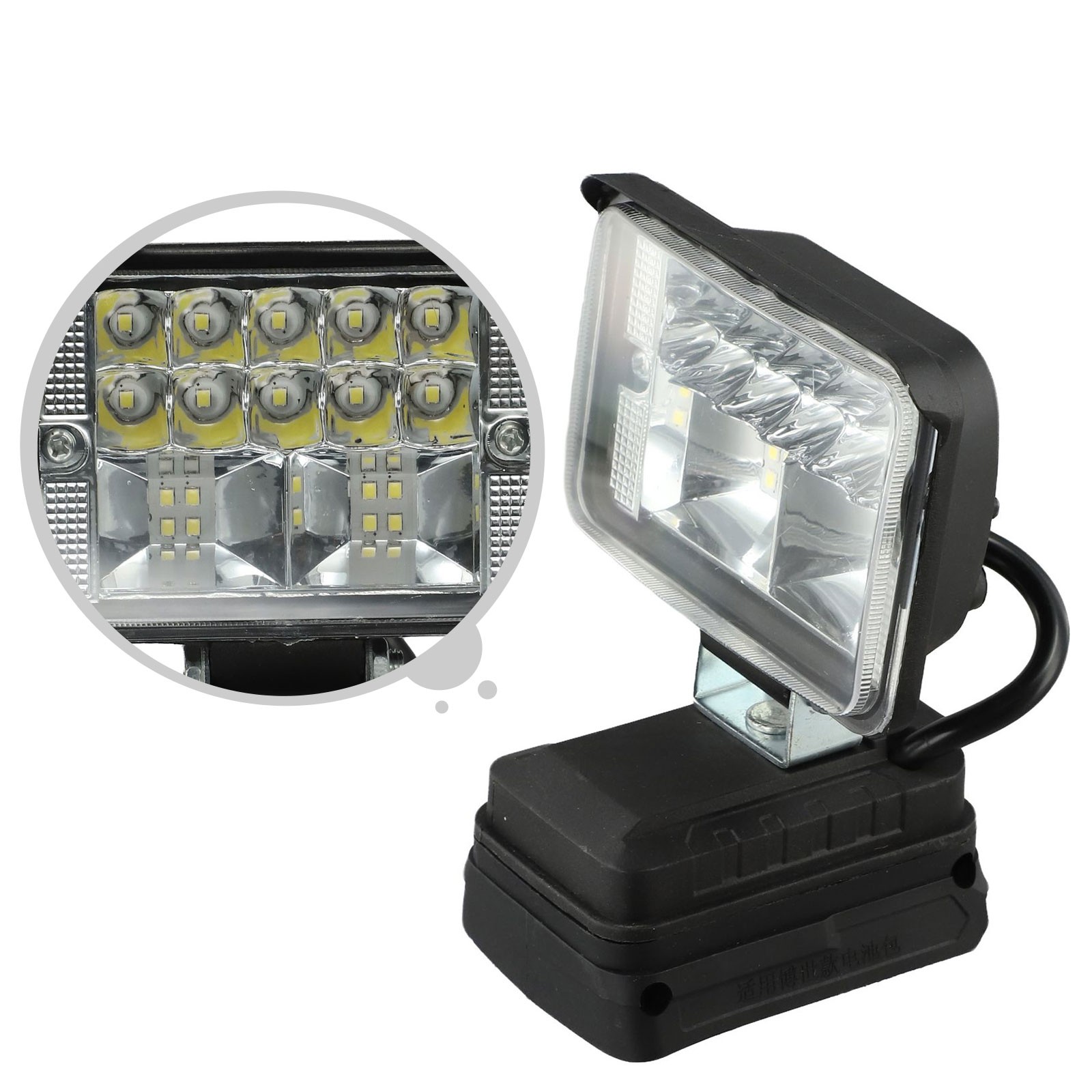 Effiziente Akku LED Arbeitsleuchte kompatibel mit für Bosch 18V Akkus - Bild 22 von 36
