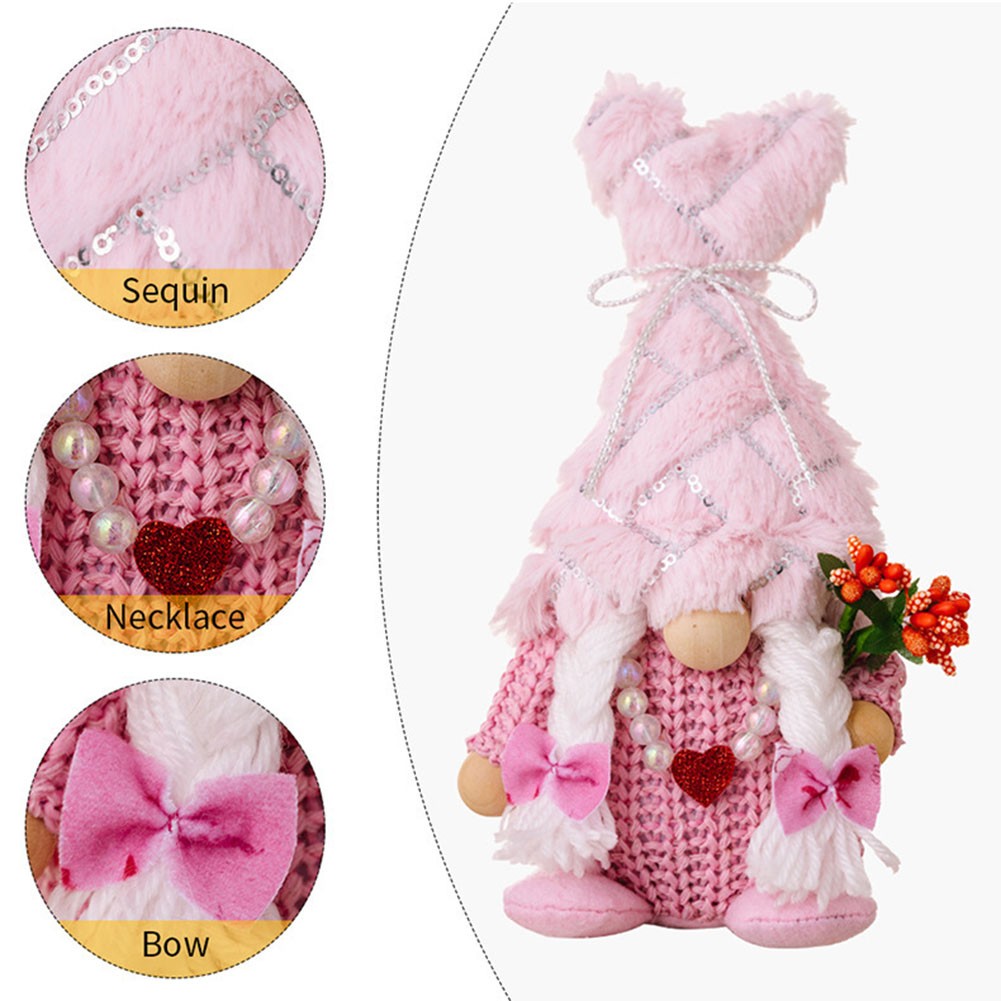 Gnome Figurines for Valentine's Day Decoration and Romantic Atmosphere - Picture 30 of 31