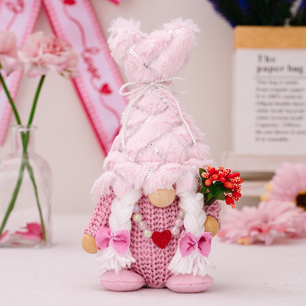 Gnome Figurines for Valentine's Day Decoration and Romantic Atmosphere - Picture 31 of 31