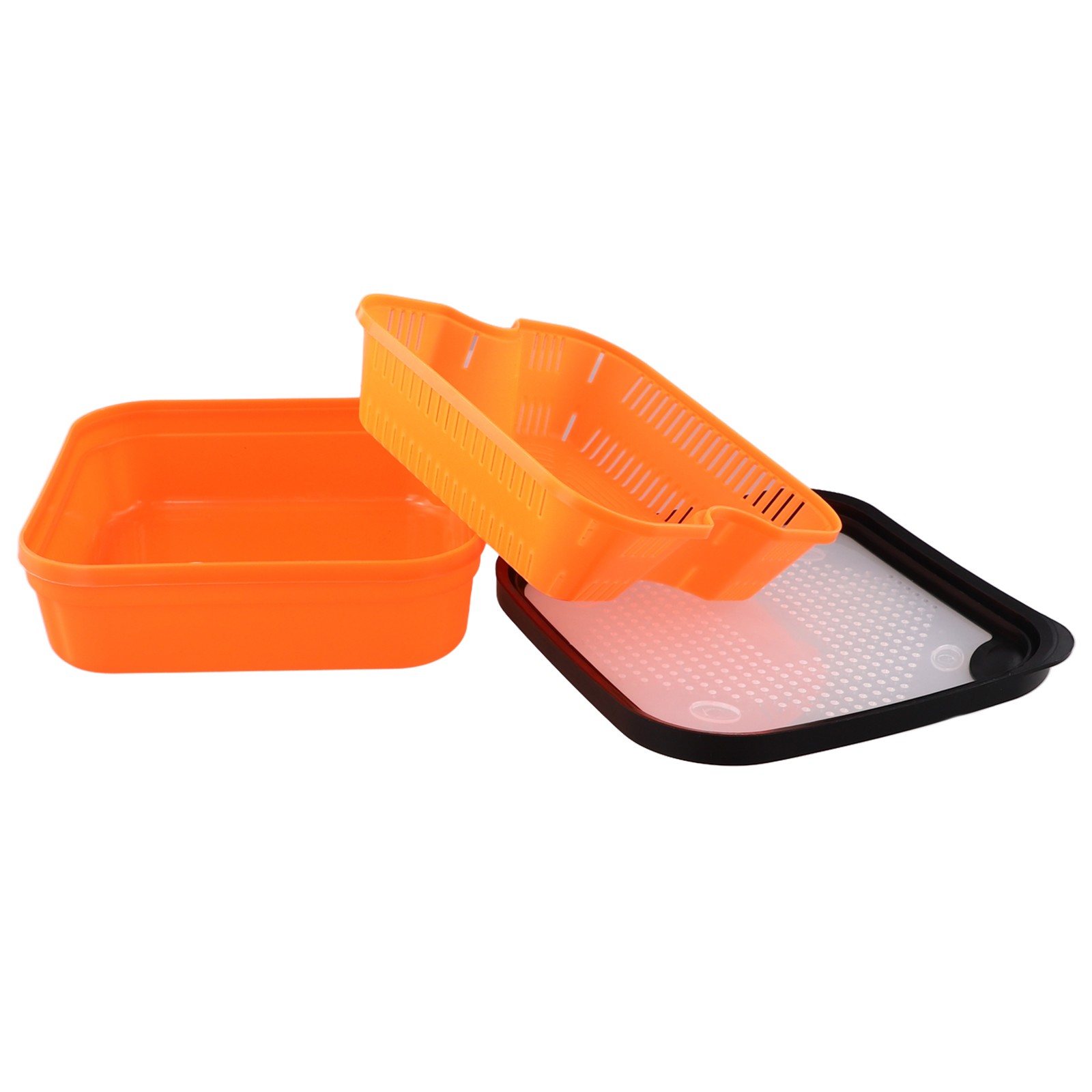 Effortless For draining Solution 2in1 Redworm Bait Box for Angling Needs