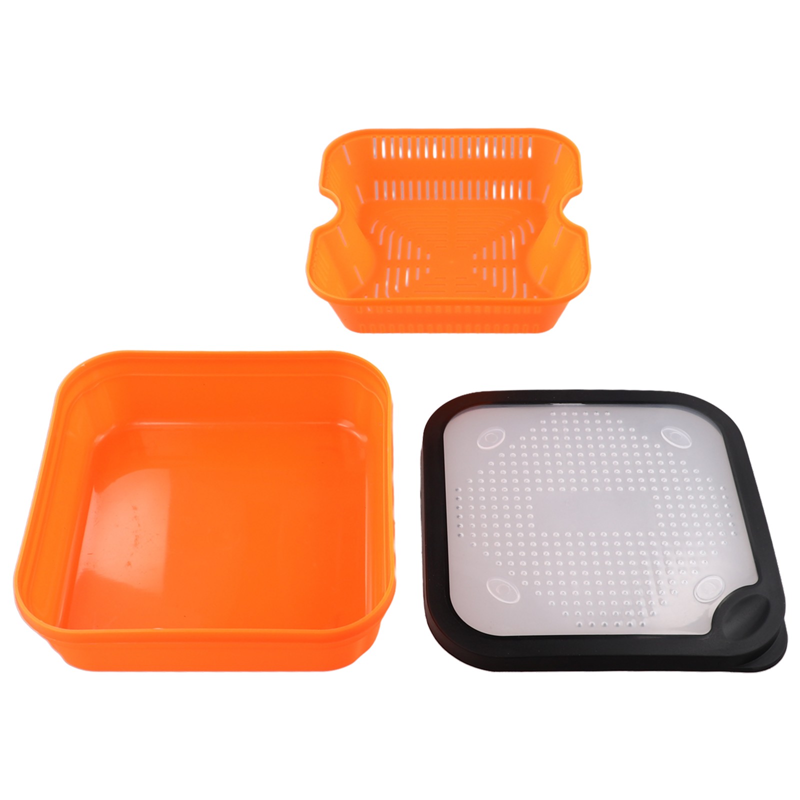 Effortless For draining Solution 2in1 Redworm Bait Box for Angling Needs