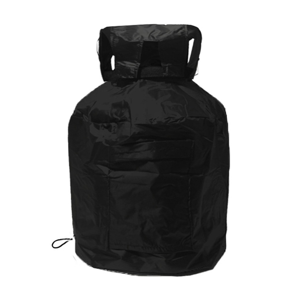 Portable Outdoor Cooking Accessory Propane Cylinder Covers in Black Gray - Picture 14 of 19