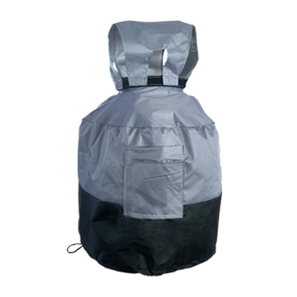 Portable Outdoor Cooking Accessory Propane Cylinder Covers in Black Gray - Picture 17 of 19