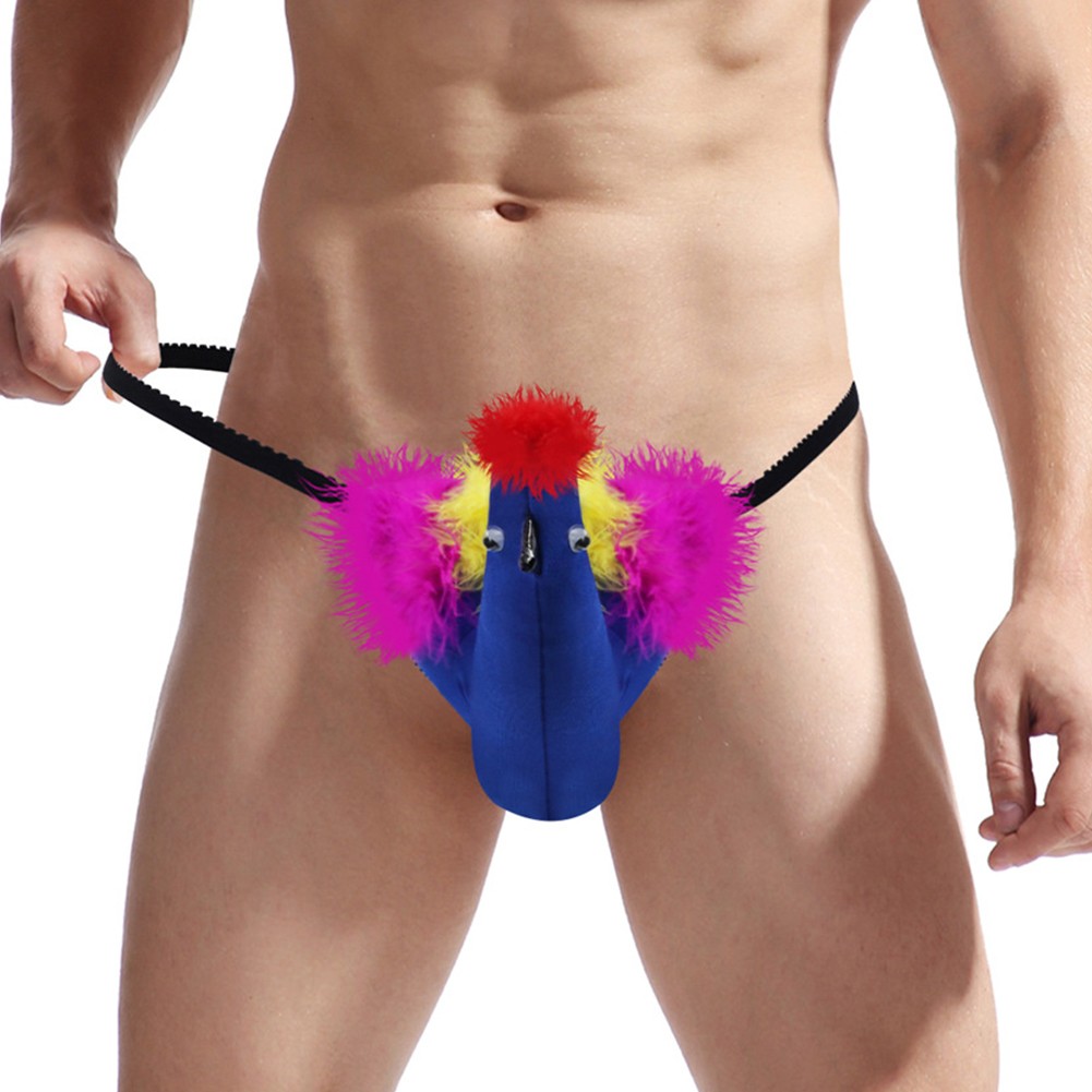 Einzigartige G String Unterhose für Herren mit schrulligem Big Bird Huhn Print - Photo 20/20