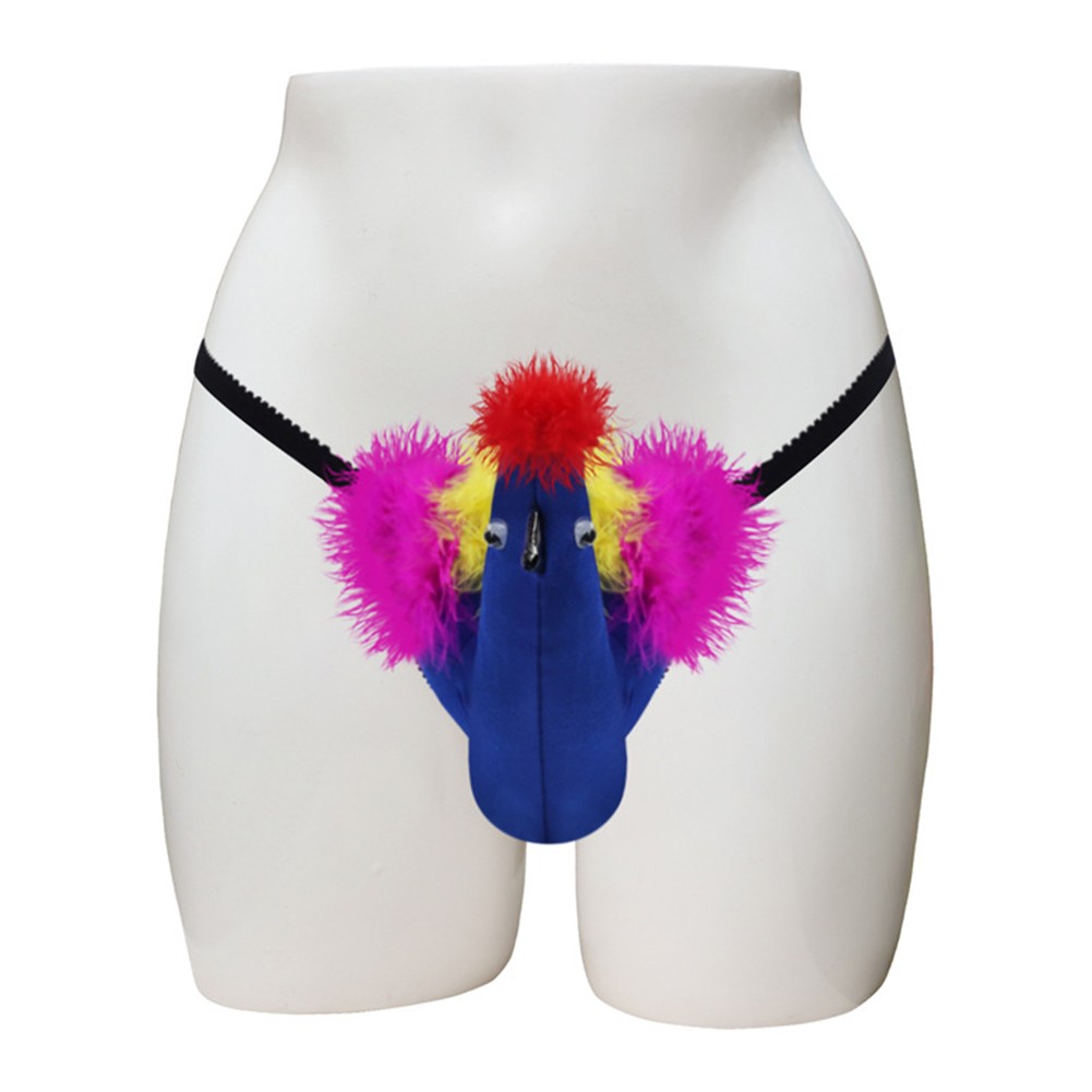 Einzigartige G String Unterhose für Herren mit schrulligem Big Bird Huhn Print - Photo 15/20